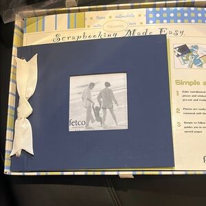 Fetco Blue and White Memory Album